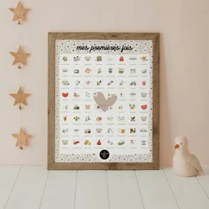 AFFICHE MES PREMIÈRES FOIS - OURSON