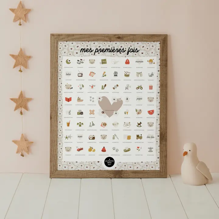 AFFICHE MES PREMIÈRES FOIS - OURSON