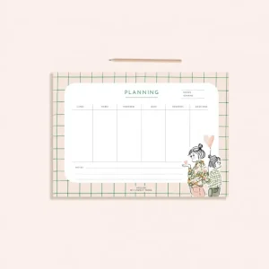 Alternative view of PLANNING HEBDOMADAIRE DETACHABLE HAPPY