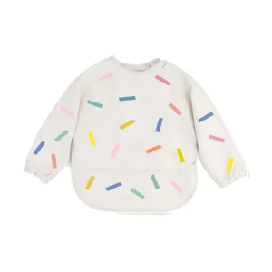 BAVOIR A MANCHES LONGUES CONFETTI