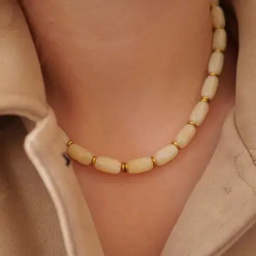 COLLIER SIMONE CREME – Image 2