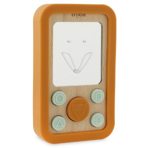 TELEPHONE SILICONE BOIS RENARD
