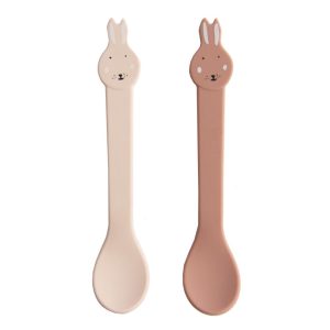 CUILLERES SILICONE PACK 2 LAPIN