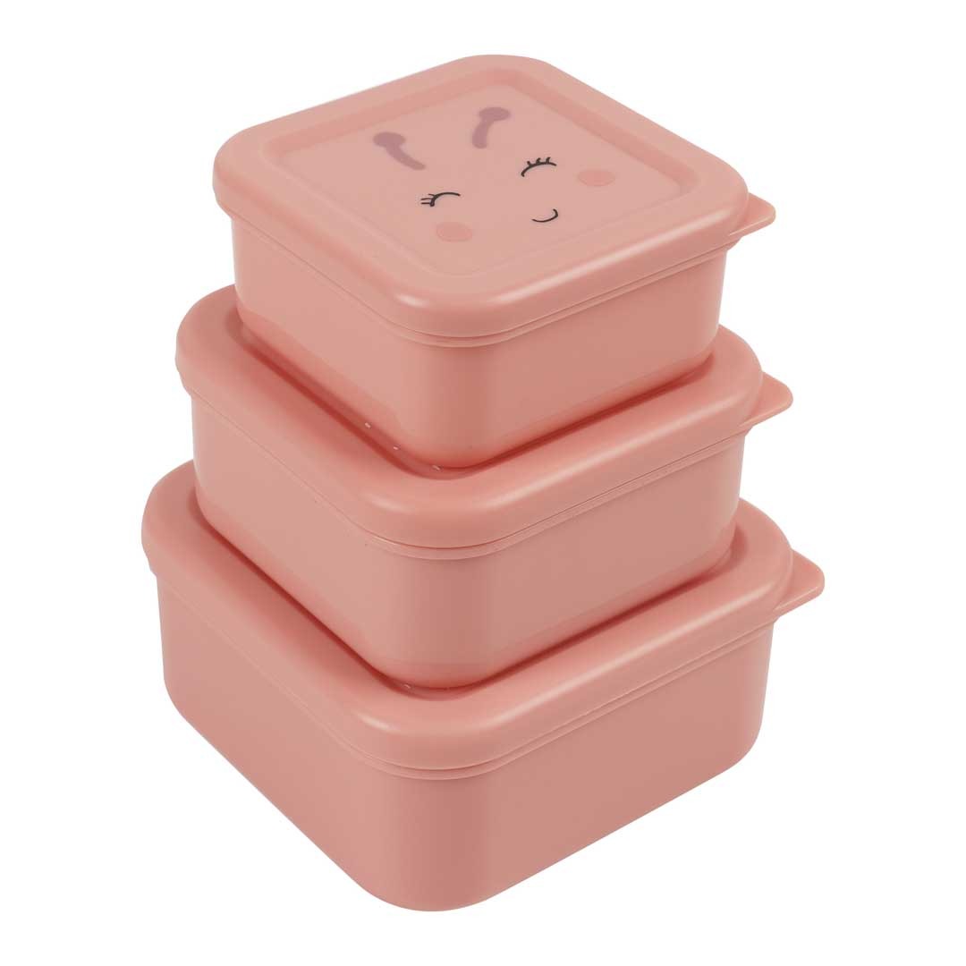 BOITE A GOUTER 3 PIECES PAPILLON