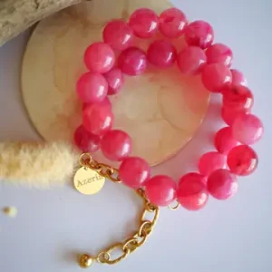 COLLIER GABI ROSE FUSHIA