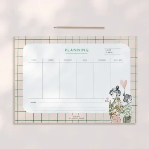 PLANNING HEBDOMADAIRE DETACHABLE HAPPY