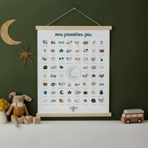 AFFICHE MES PREMIÈRES FOIS - SOURIS COBALT