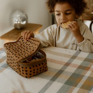 SAC ISOTHERME GOUTER COEUR NOISETTE