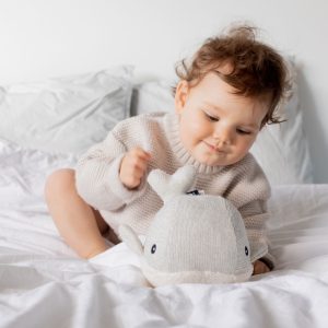 MOBY PELUCHE BRUIT BLANC RECHARGEABLE GRIS