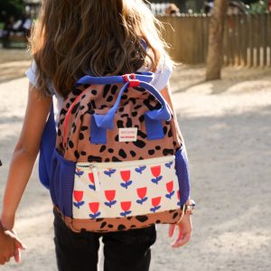 SAC A DOS LEOPARD AND FLOWERS – Image 6