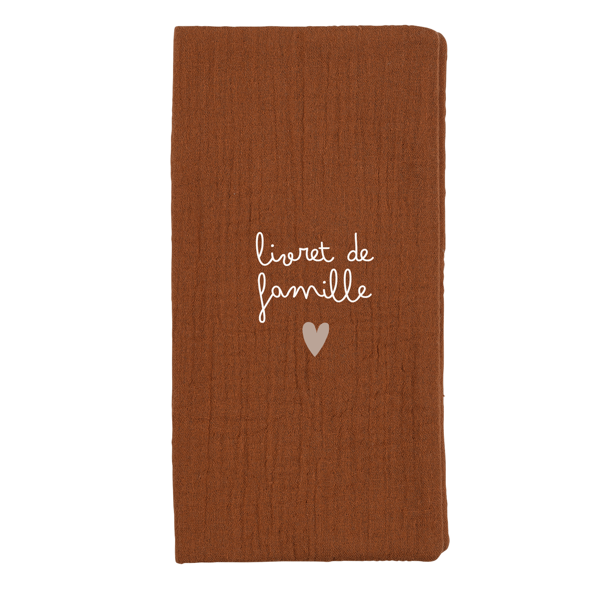 PROTEGE LIVRET DE FAMILLE CARAMEL - LIVRET DE FAMILLE COEUR ROUGE – Image 3