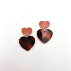 BOUCLES D OREILLES CLAUDETTE TERRACOTA