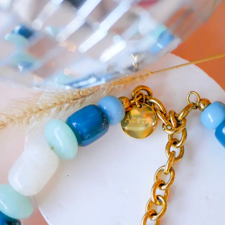 COLLIER BASIL BLEU – Image 2