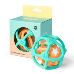 SET 2 BALLES SENSORIEL VERTE ORANGE