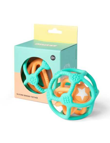 SET 2 BALLES SENSORIEL VERTE ORANGE