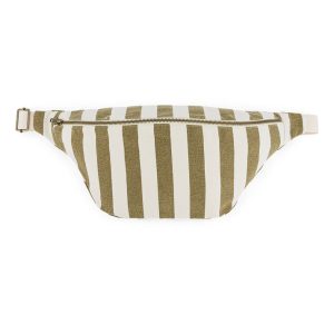 BANANE RAYURE GREIGE/ OLIVE – Image 3