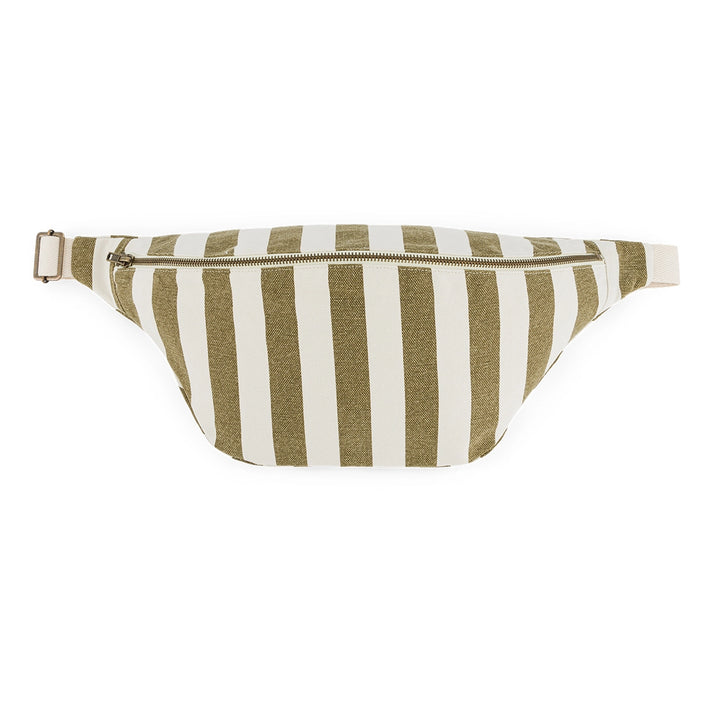 BANANE RAYURE GREIGE/ OLIVE – Image 3
