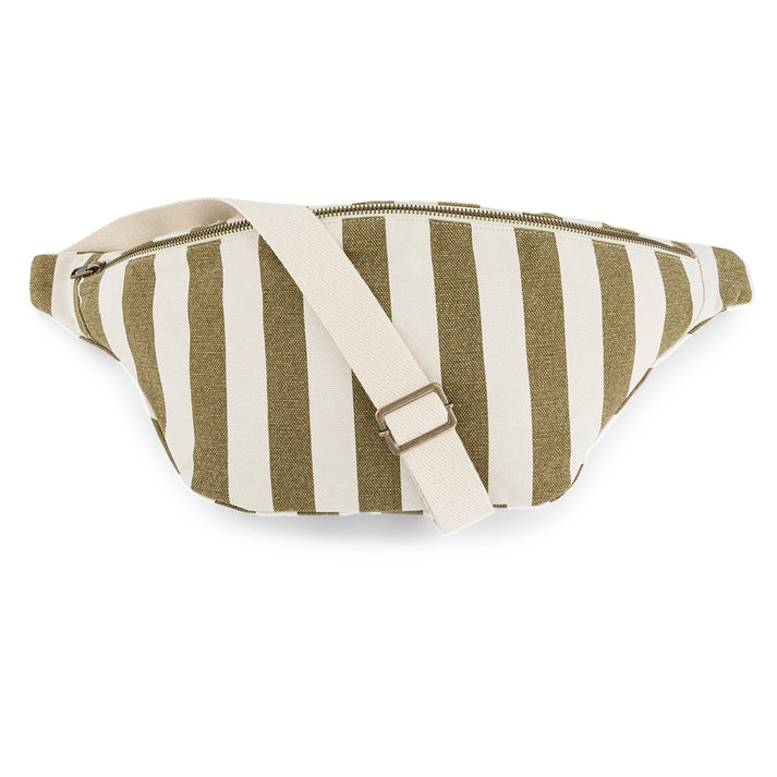 BANANE RAYURE GREIGE/ OLIVE – Image 5