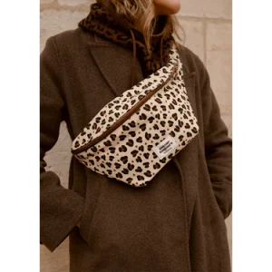 SAC BANANE LEOPARD CŒUR