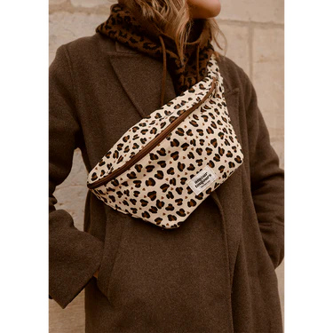 SAC BANANE LEOPARD CŒUR