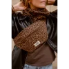 SAC BANANE LEOPARD FONCÉ