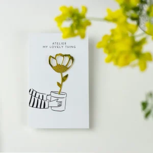 PIN'S EN LAITON FLEUR – Image 4