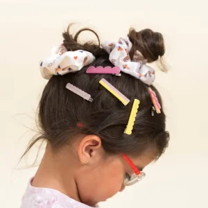 Alternative view of SET 3 BARRETTES WAVES CANDY