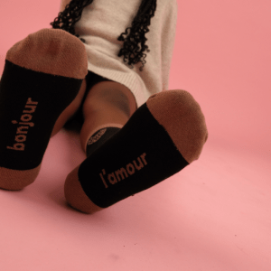 CHAUSSETTES ENFANT 28-33 LEO MARRON