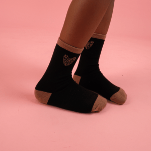 CHAUSSETTES ENFANT 28-33 LEO MARRON – Image 4