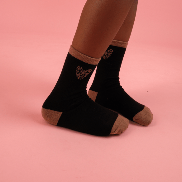 CHAUSSETTES ENFANT 28-33 LEO MARRON – Image 4
