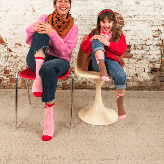 CHAUSSETTES ENFANT 28-33 MARRON – Image 4