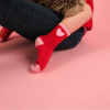 CHAUSSETTES ENFANT 28-33 ROUGE