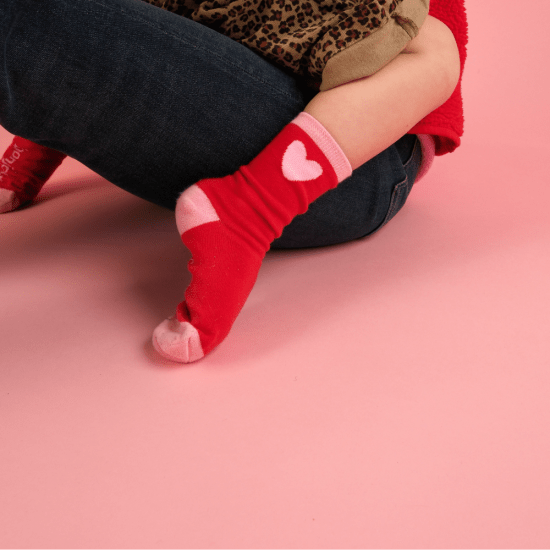 CHAUSSETTES ENFANT 28-33 ROUGE