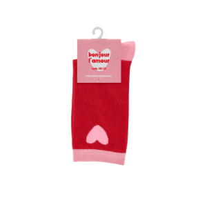 Alternative view of CHAUSSETTES ENFANT 28-33 ROUGE