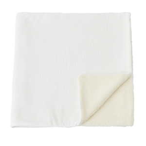 Alternative view of COUVERTURE PILOU GAZE ECRU - AMOUR