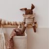 DOUDOU LAPIN COMBISHORT RAYE SABLE