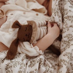 Alternative view of DOUDOU LAPIN COMBISHORT RAYE SABLE