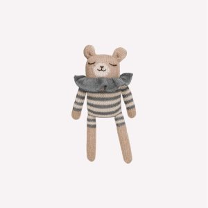 DOUDOU OURSON COMBISHORT RAYE ARDOISE