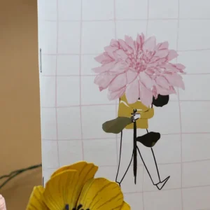 Alternative view of Carnet A6 Dahlia