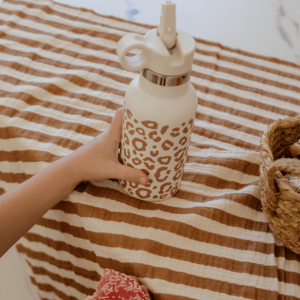 GOURDE 350 ML CREME LEOPARD