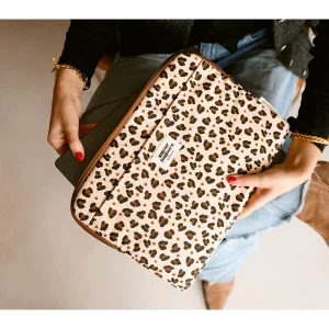 HOUSSE ORDINATEUR LEOPARD CŒUR – Image 3
