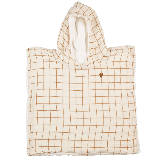 PONCHO GAZE DAMIER BISOUS MOUILLES – Image 2