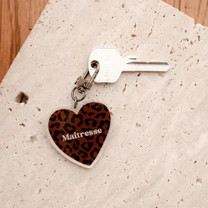 PORTE CLE LEOPARD MAITRESSE