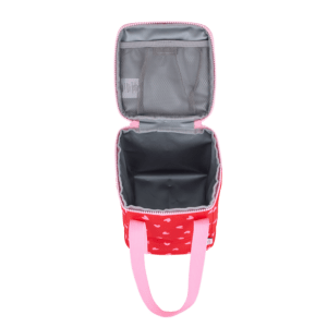 Alternative view of SAC ISOTHERME  CŒUR ROSE FOND ROUGE