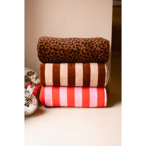 SERVIETTE DE BAIN RAYURES MARRONS NOIRES – Image 5