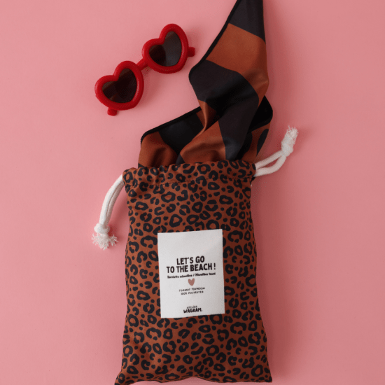 SERVIETTE DE PLAGE MICROFIBRE 70X140 LEOPARD – Image 3