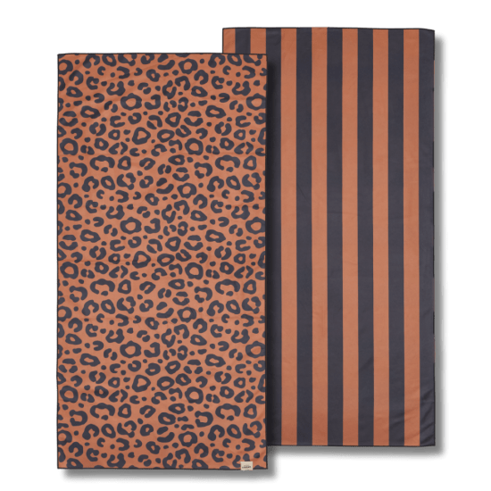 SERVIETTE DE PLAGE MICROFIBRE 70X140 LEOPARD
