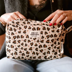 Alternative view of TROUSSE DE TOILETTE LEOPARD CŒUR