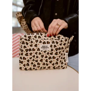 TROUSSE DE TOILETTE LEOPARD CŒUR
