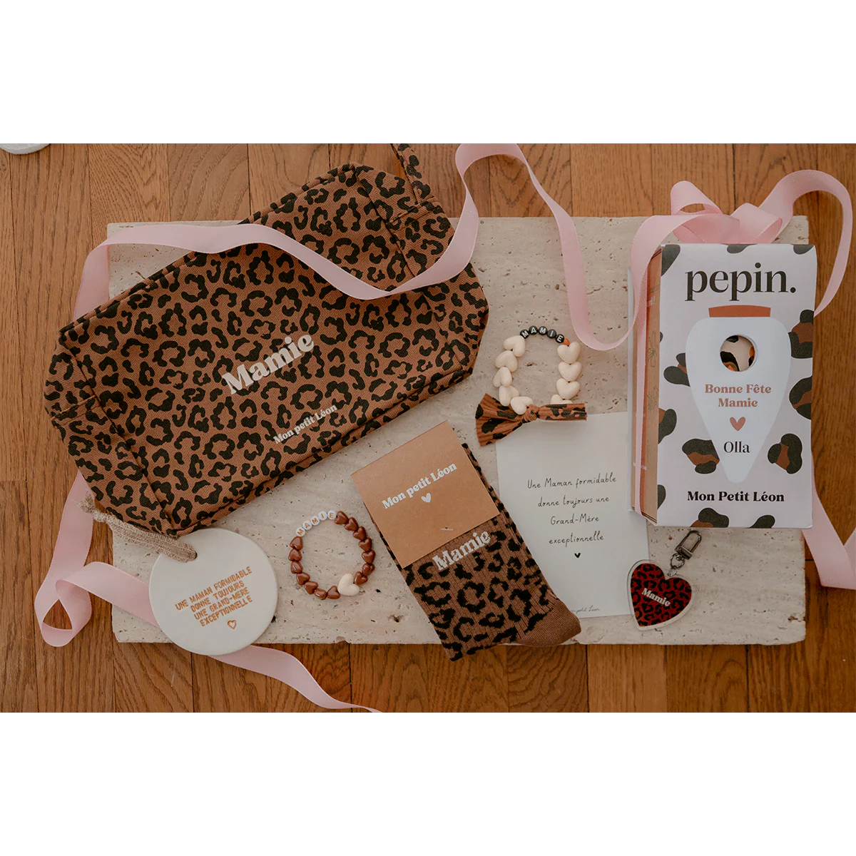PORTE CLE LEOPARD MAMIE – Image 4